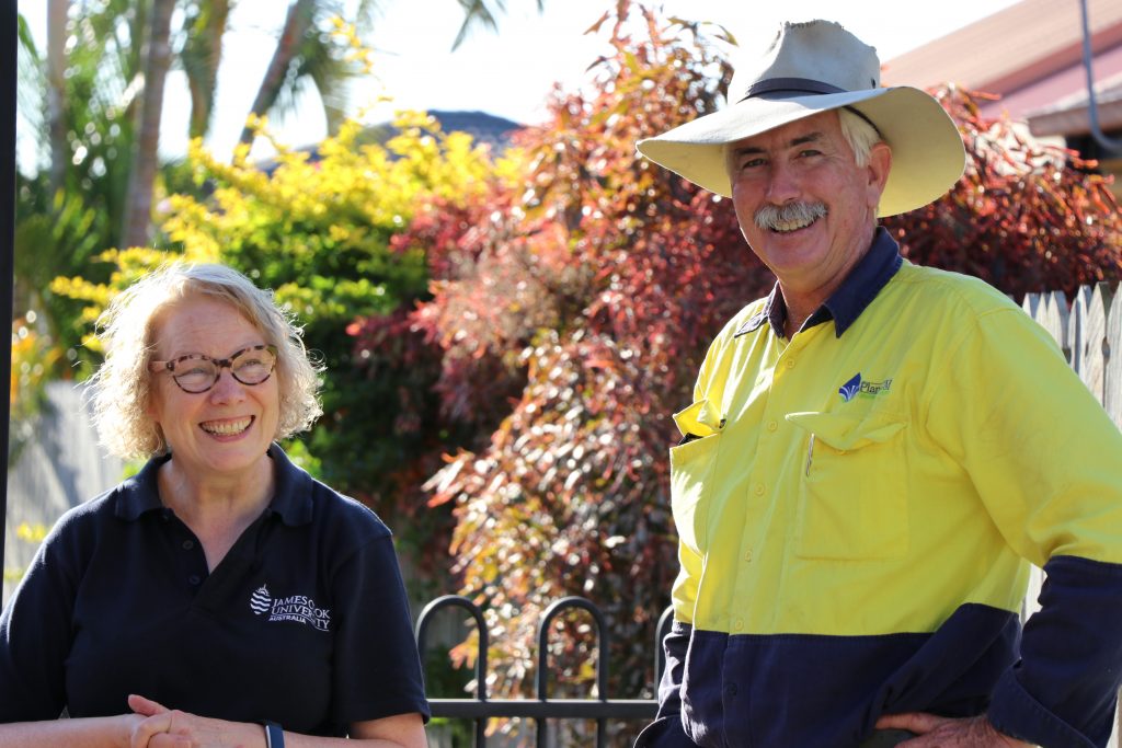 William Crabb with Plant-EM client Marion in Townsville