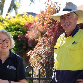 William Crabb with Plant-EM client Marion in Townsville